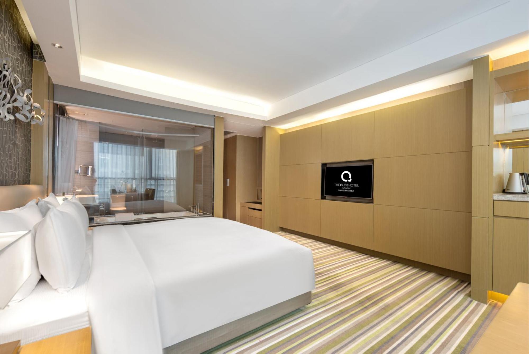Hotel The Qube Sü-čou Exteriér fotografie